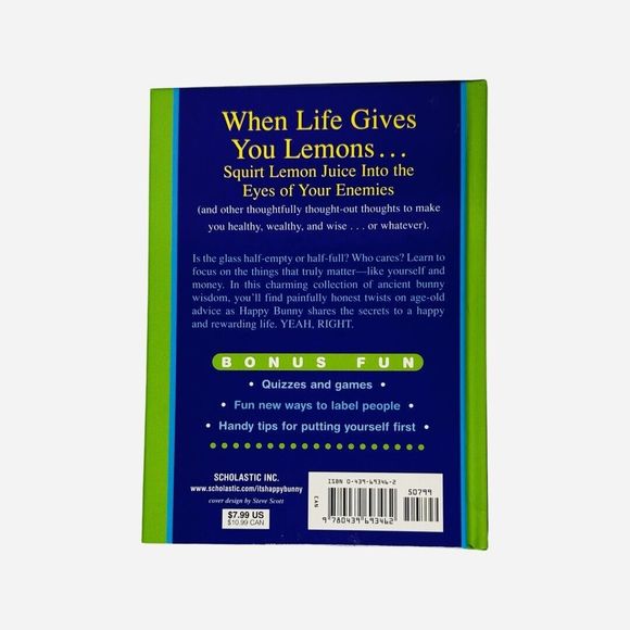 It's Happy Bunny Series: Life. Get One Hardcover by Jim Benton - Picture 3 of 8